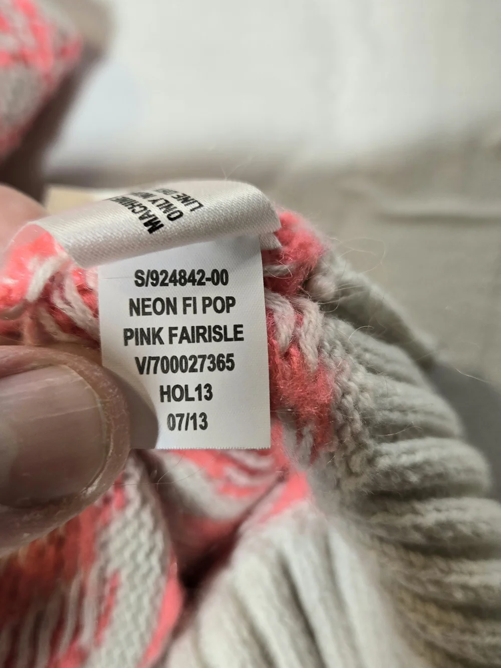 BabyGap 2T Neon Pink Fair Isle Nordic Sweater 2013